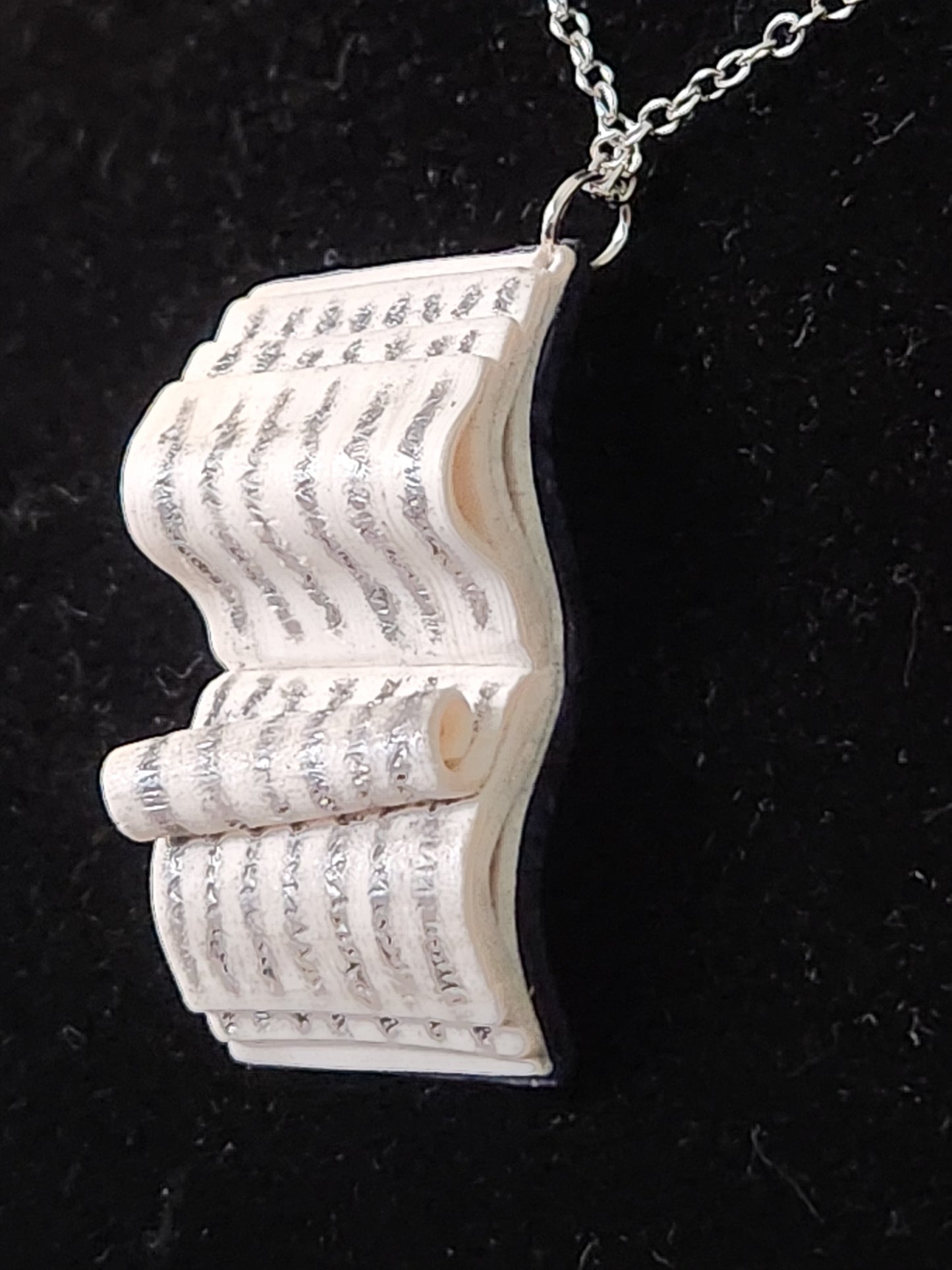 B1: Opening Book pendant