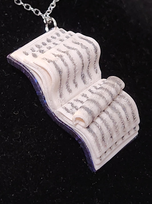 B1: Opening Book pendant