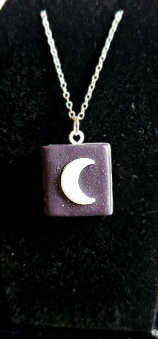 Moon Book pendant