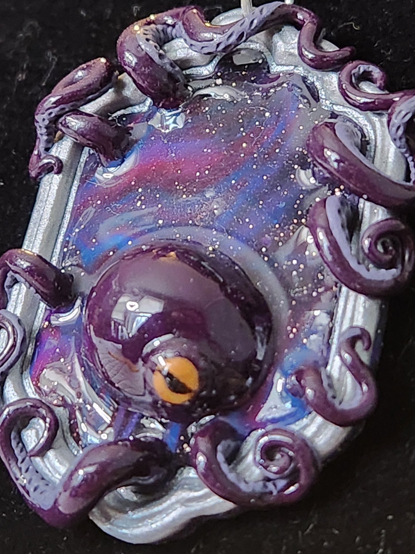 C4: Galactic Octopus Portal pendant
