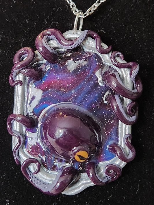 C4: Galactic Octopus Portal pendant