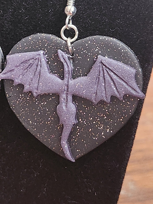 Dragon Heart earrings